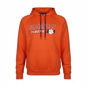 NWT Champion Clemson Tigers Mens Athleticwear Hoodie Sweatshirt Large